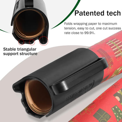 Geschenkpapier Schneider für Rollen - SEKESOER Wrap Slice Cutter