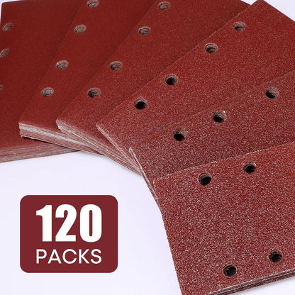 Schleifblätter 93x185mm 120 Blatt Körnungen