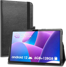Schwarze Klapphülle für OUKITEL OKT3 10.5 Zoll Tablet