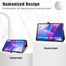LiuShan OUKITEL OKT3 Tablet 10.5 Zoll Hülle Schwarz PU Leder
