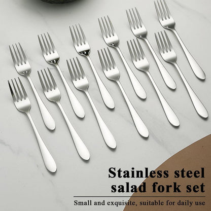 Edelstahl Tafelgabel Set 12 Stück 20.5cm Abendessen Zuhause Restaurant
