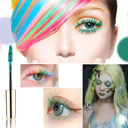 Wasserfeste Wimperntusche Grün Mascara Volumen Langlebig