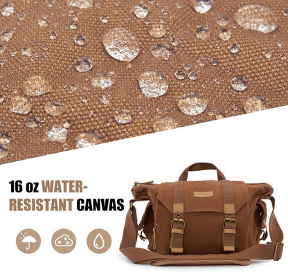 Kameratasche Canvas SLR DSLR Kompaktkamera Messenger Bag