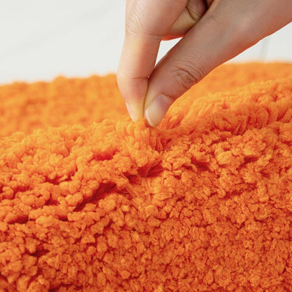 Badematte orange, weich & rutschfest 60x90 cm
