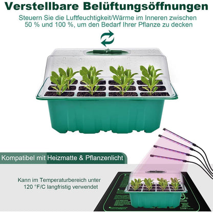 Gewächshaus Klein Indoor Gewächshaus Starter Set 6 Stück