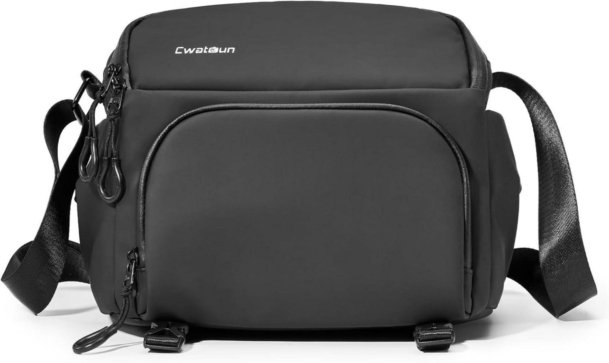 Kameratasche Wasserdicht PU Umhängetasche Spiegelreflex DSLR Schwarz
