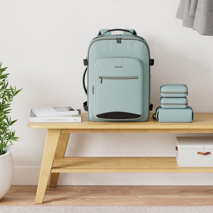 Handgepäck Rucksack 40L für Damen mit Laptopfach und