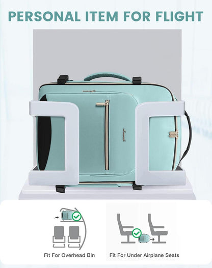 Handgepäck Rucksack Flugzeug 40L Groß Reiserucksack Damen wasserdicht