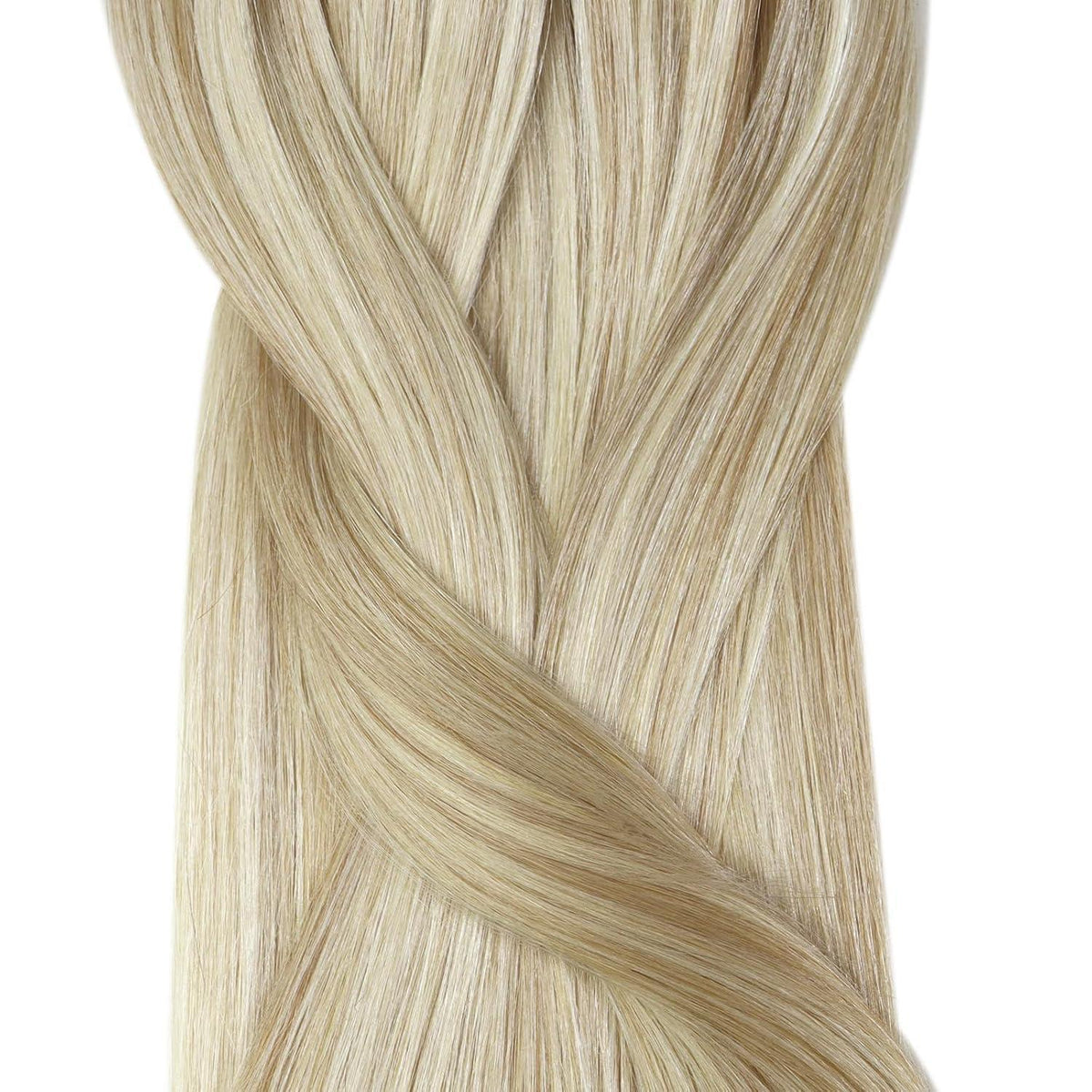 Blond Microring Haarverlängerung Echthaar 45cm – 50g