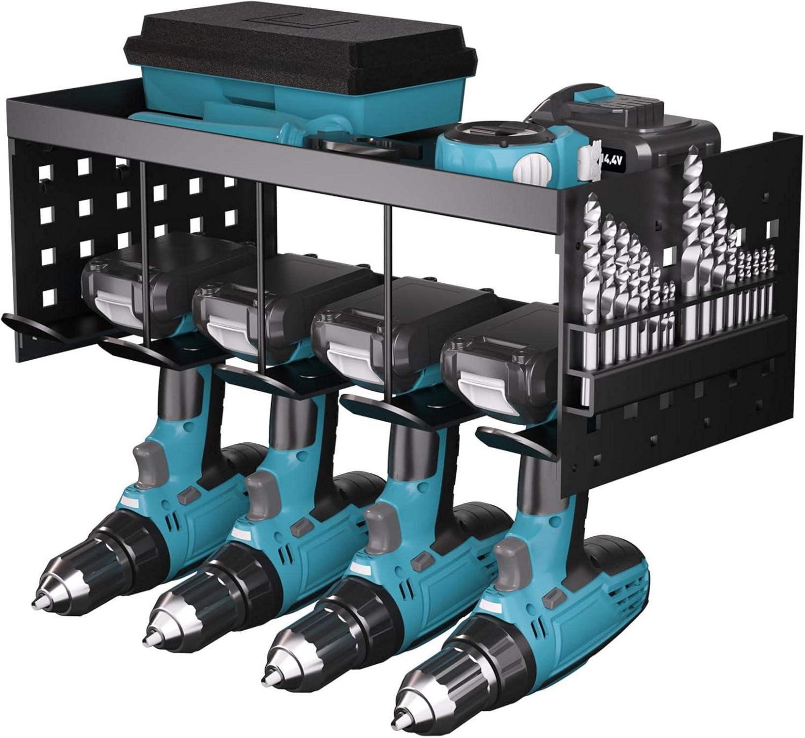 Werkzeugspeicher Wandhalterung Akku Schlagbohrschrauber Organizer