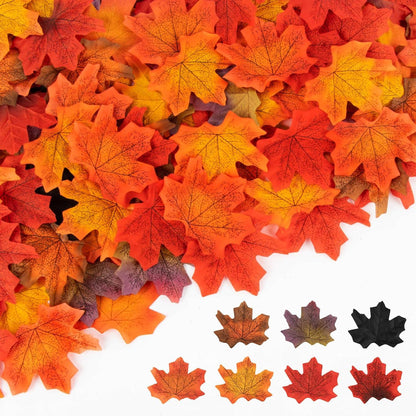MAQIHAN 350PCS Herbstblätter Deko Aesthetic Autumn Fall Decor