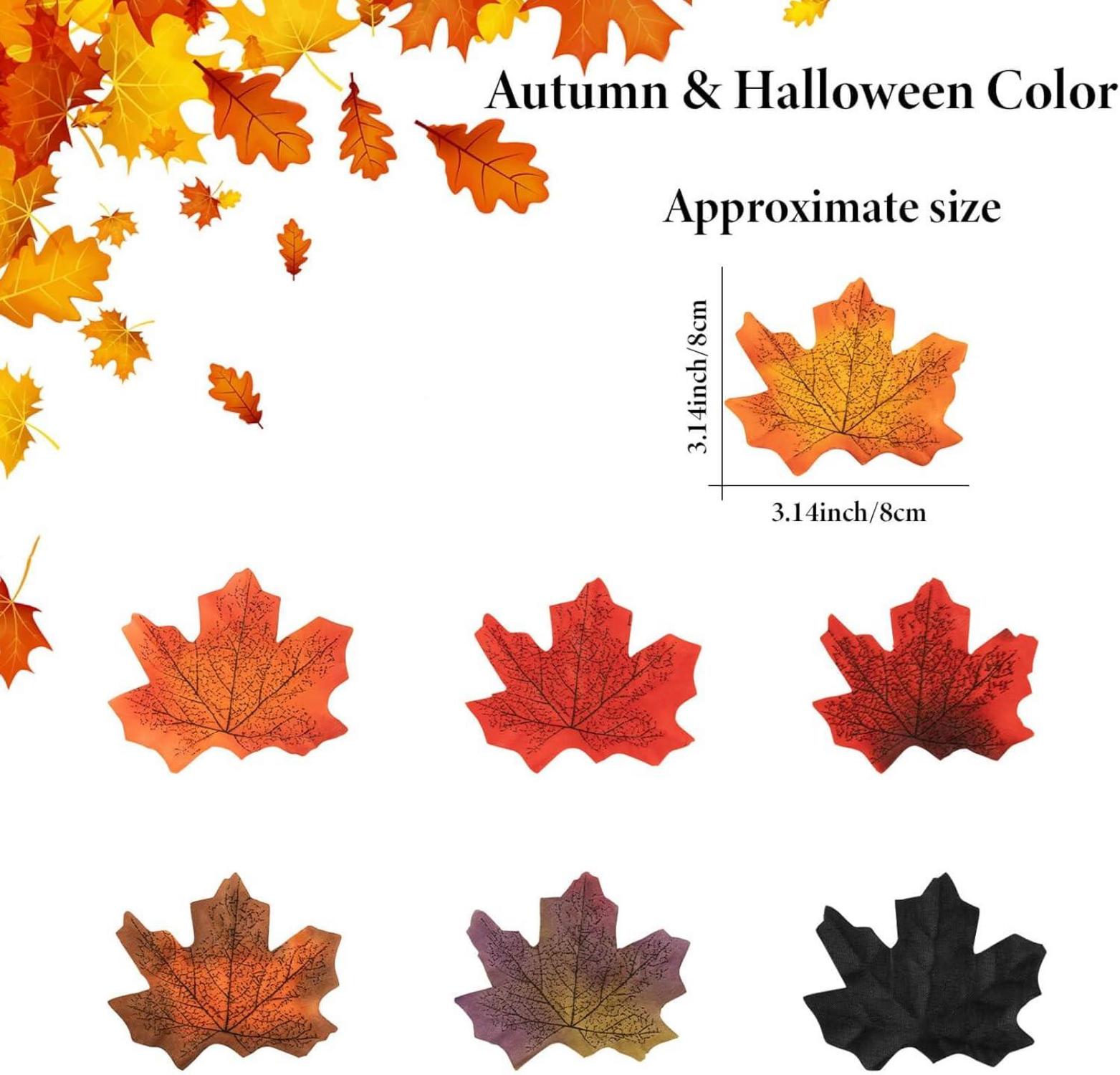 Herbstblätter Deko 350 Stück Herbstdeko Blätter Girlande