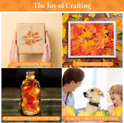 MAQIHAN 350PCS HerbstbläTter Deko - Aesthetic Autumn Fall Decor