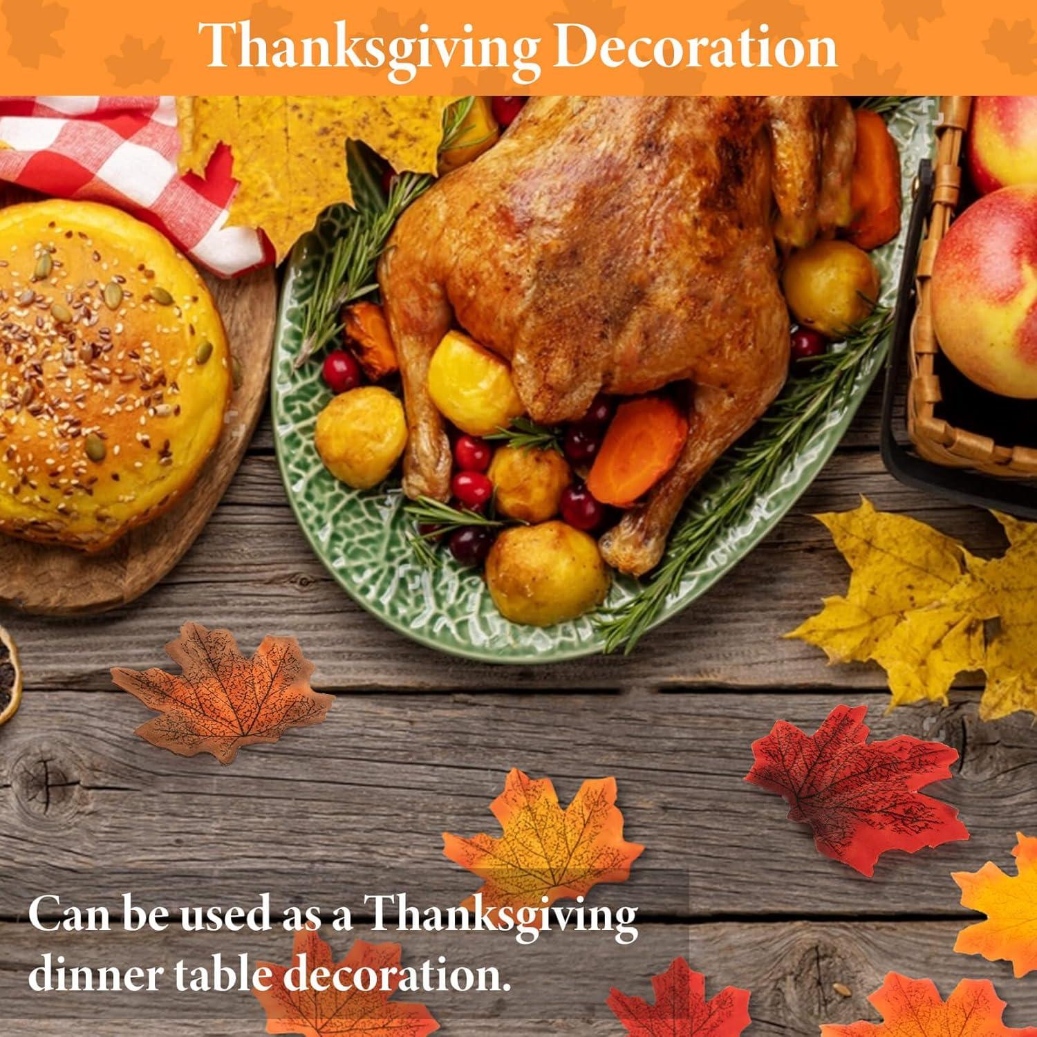 Herbstblätter Deko 350 Stück Herbstdeko Girlande Fenster Halloween