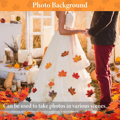 Herbstblätter Deko 350 Stück Herbstdeko Girlande Fenster Halloween