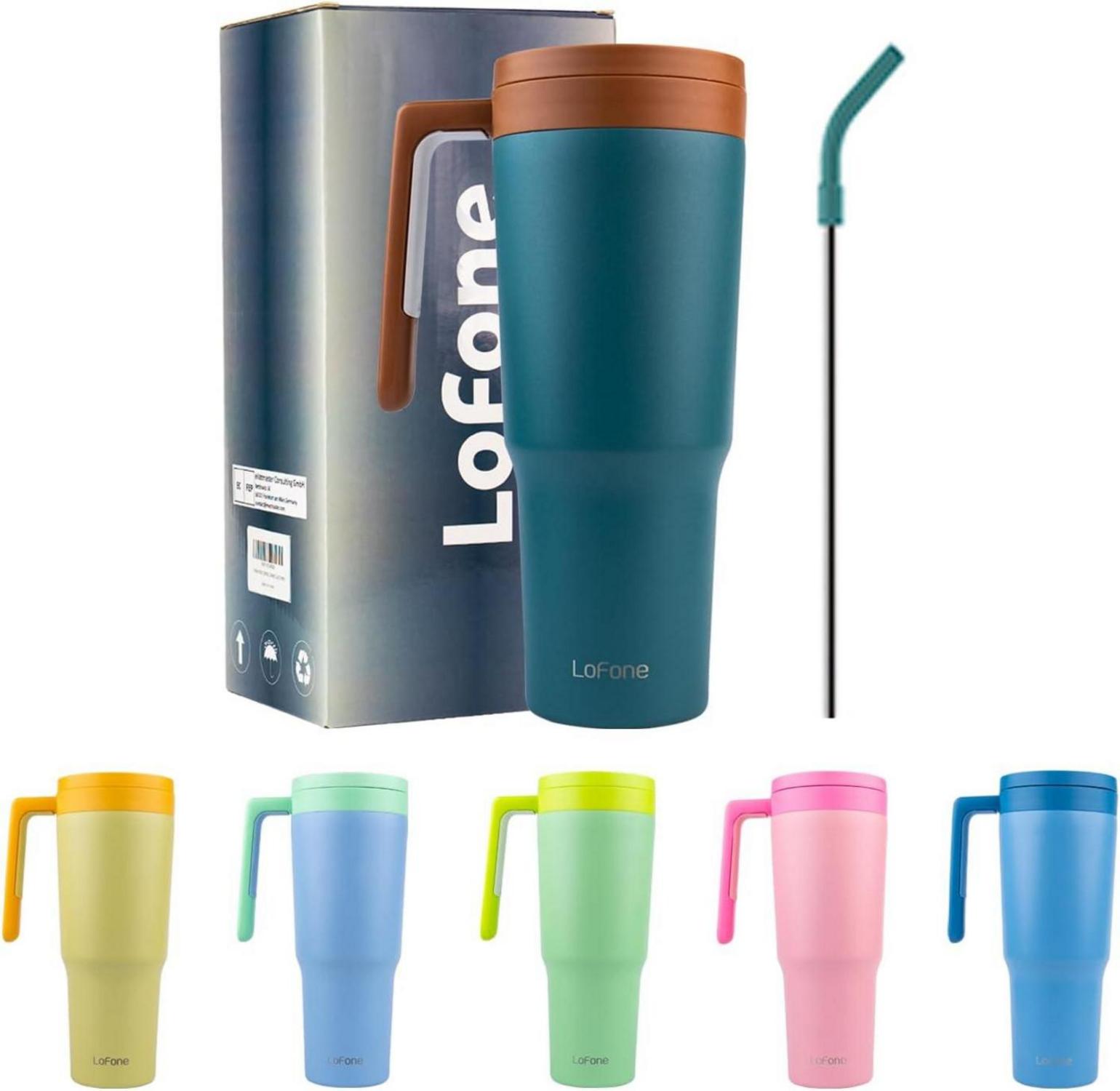 Thermobecher aus Edelstahl für heiße und kalte Getränke