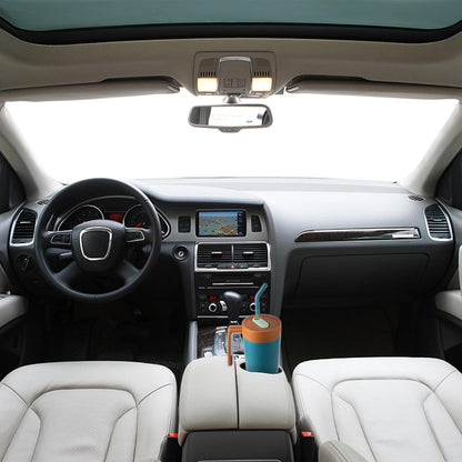 Thermobecher 1180ml Edelstahl Kaffeebecher to Go Strohhalm Deckel