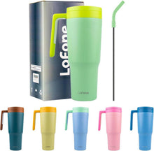 Thermobecher Edelstahl 1180 ML Trinkbecher To Go mit Strohhalm