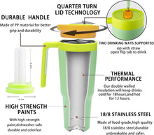 LoFone 1180 ML - 40 OZ Thermobecher aus Edelstahl für heißen