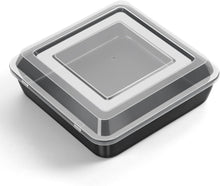 Quadratische Kuchenform mit Luftdichtem Deckel Antihaft Backform 21 x