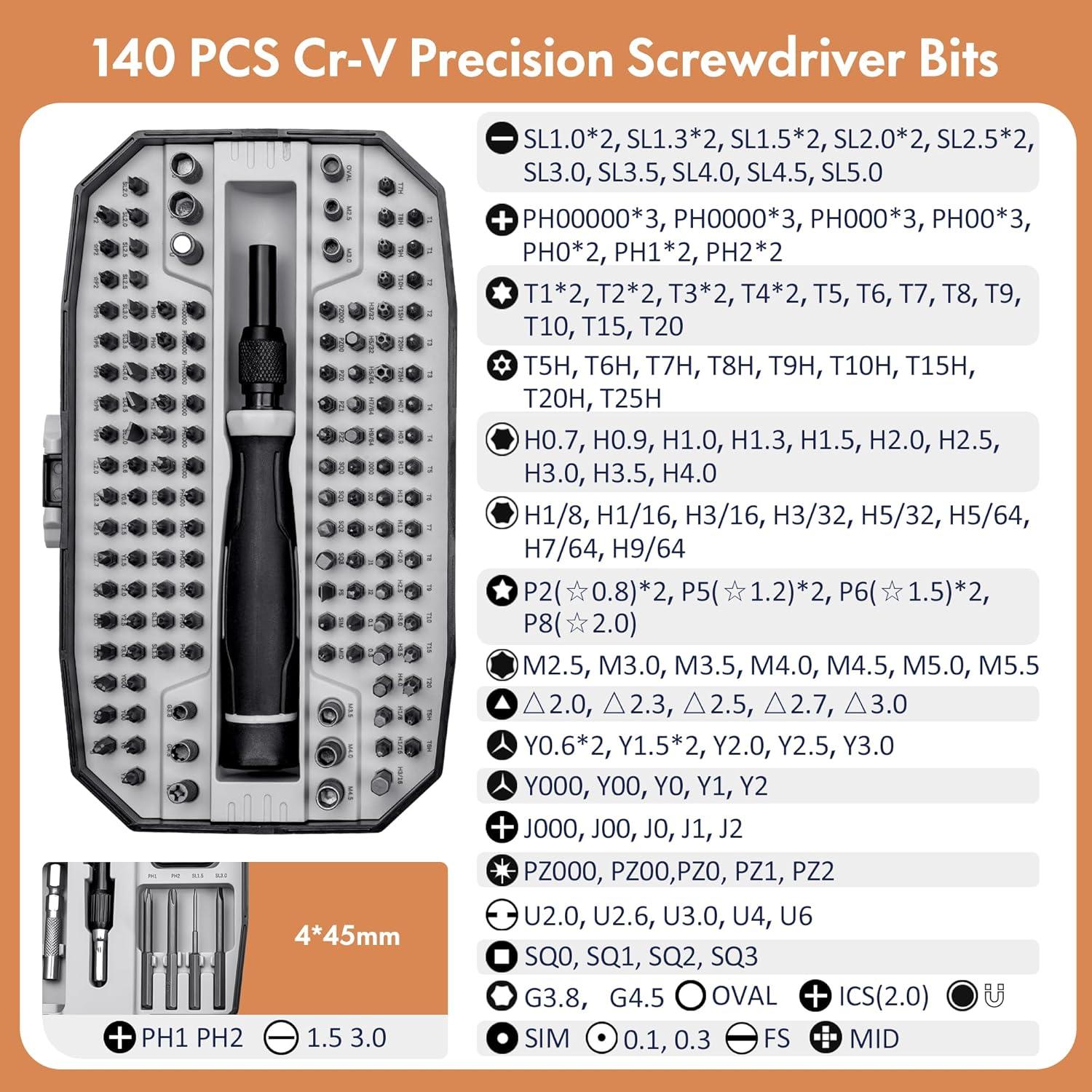 XOOL 153 in 1 Präzisionsschraubendreher Set, Werkzeug für