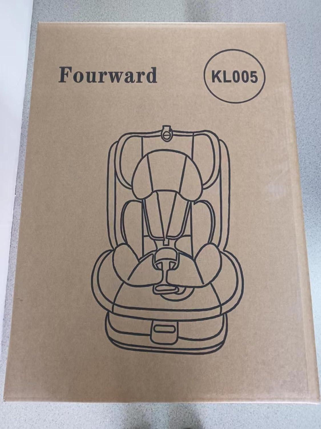 Kindersitz 360° drehbar ISOFIX Gruppe 0+1/2/3 9-36 kg Sicherheit Grau