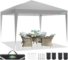 COBIZI Pavillon 3x3 Wasserdicht Stabil UV-Schutz 50+ Pop up Partyzelt