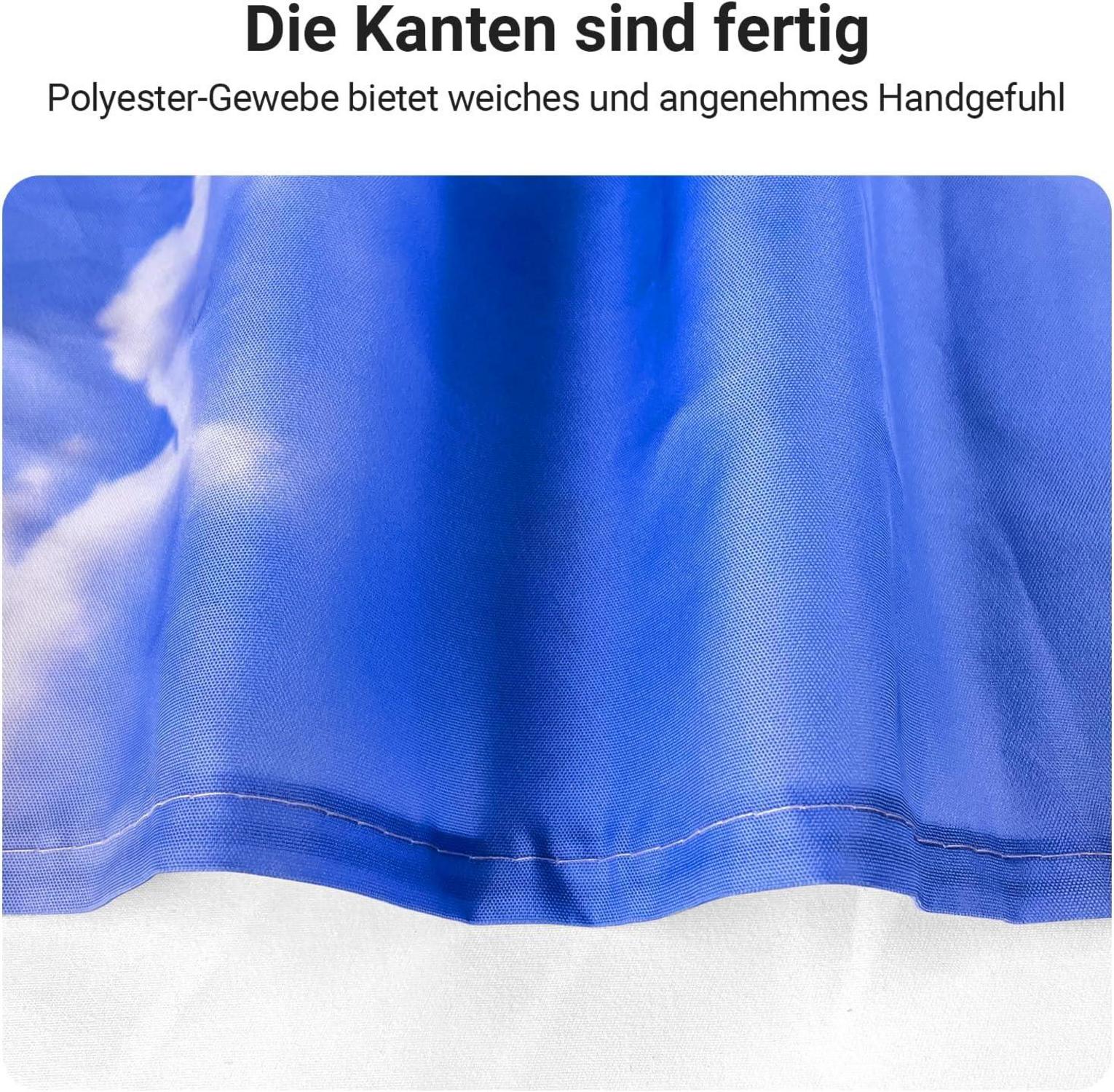 Duschvorhang Delphin 240x200cm Antischimmel Wasserabweisend Polyester