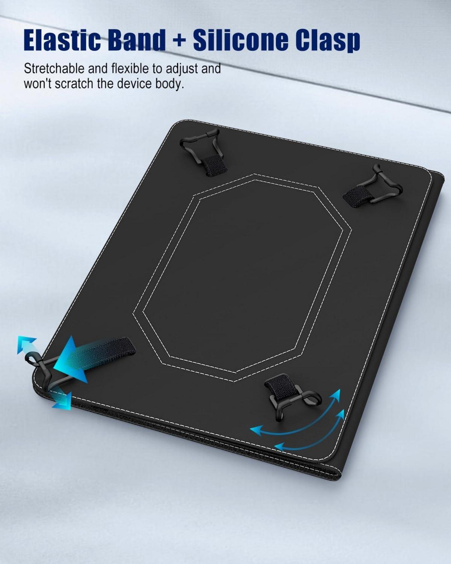 Tablet Hülle 360 Grad Ständer Schutzhülle mit Stifttasche 9-11 Inch