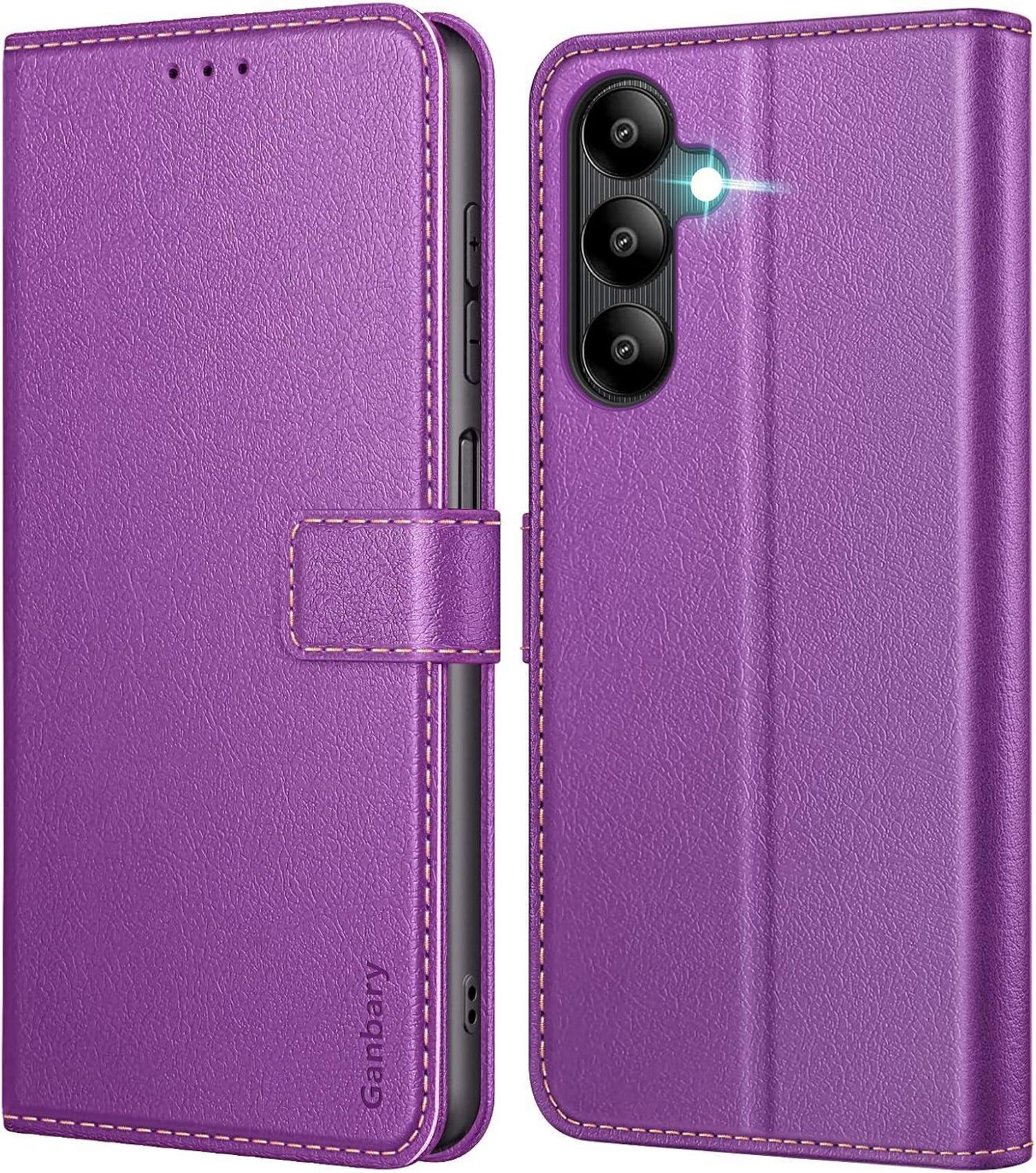 Samsung Galaxy A05s Leder Handyhülle mit Kartenschlitzen und