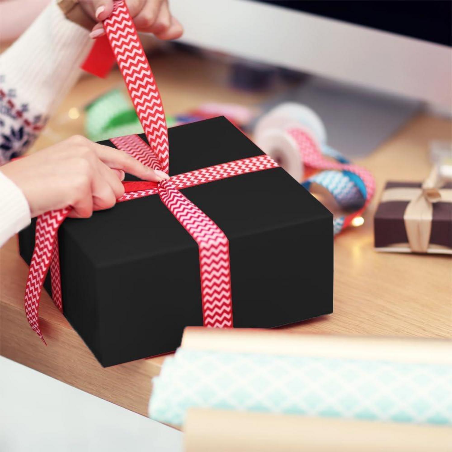 60 Blatt Schwarzes Seidenpapier 35x50 cm DIY Geschenkverpackung Weihnachten