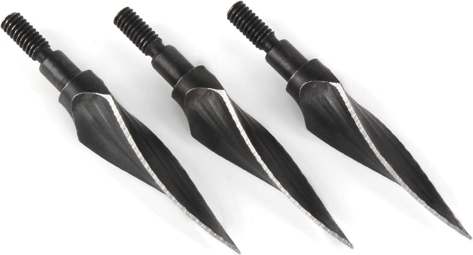REAWOW 30pcs 100/125 Grain Broadheads - Schwarzer Kohlenstoffstahl