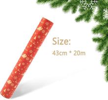 Weihnachtsgeschenkpapierrolle 43cm x 20m recycelbares