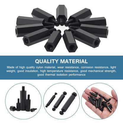 Nylon Abstandshalter Set M2-M4 für DIY Elektronik Montage