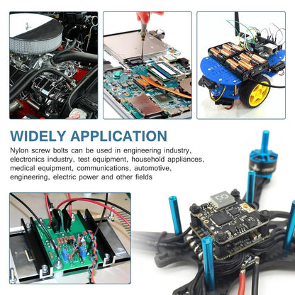 Nylon Abstandshalter Set M2-M4 für DIY Elektronik Montage