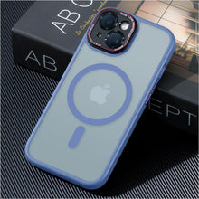 iPhone 15 Hülle MagSafe Starkes N56 Magnet Case Blau