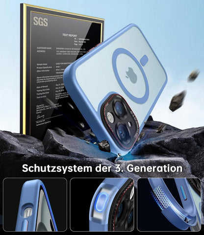 iPhone 15 Hülle MagSafe Integrierter Kameraschutz N56 Starke Magnete