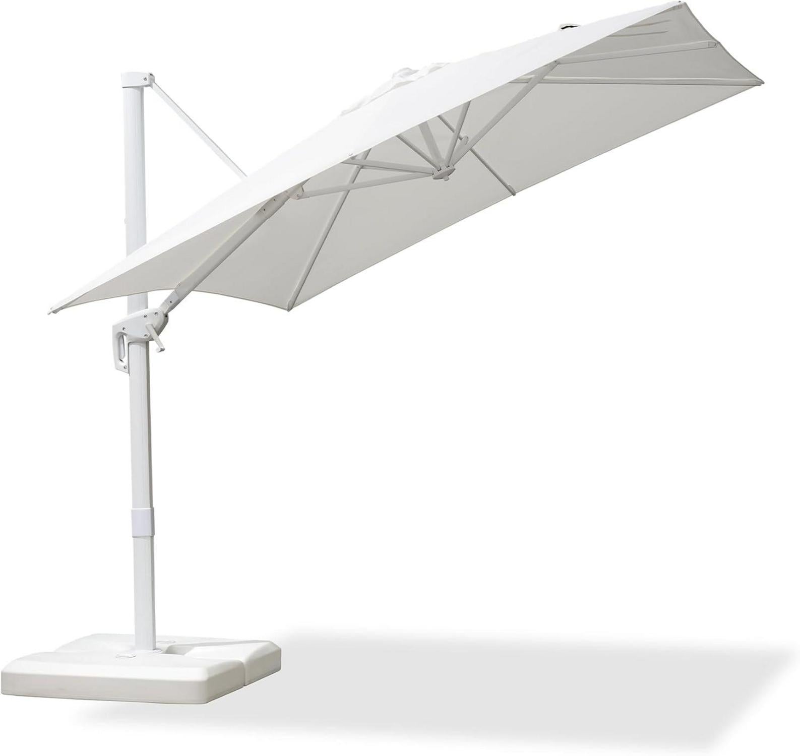 PURPLE LEAF Sonnenschirm 250x250 cm Aluminium Quadratisch