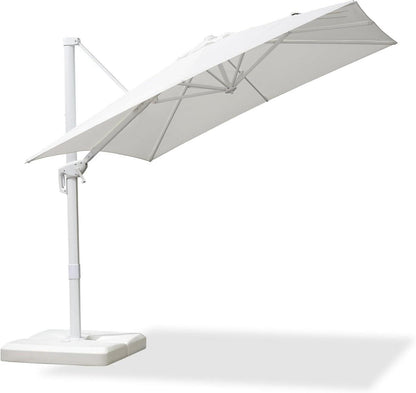PURPLE LEAF Sonnenschirm 250x250 cm Aluminium Quadratisch