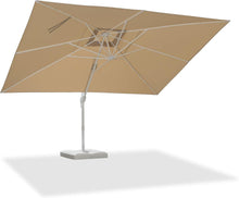 Ampelschirm Rechteckig 300x400 cm Kurbel Aluminium