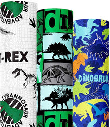 Dinosaurier Geschenkpapier Rolle 3er Set 43x300cm