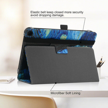 Universal Tablet Hülle für 7-8 Zoll Fire HD 8 & HD 8 Plus - Ständer Handschlaufe