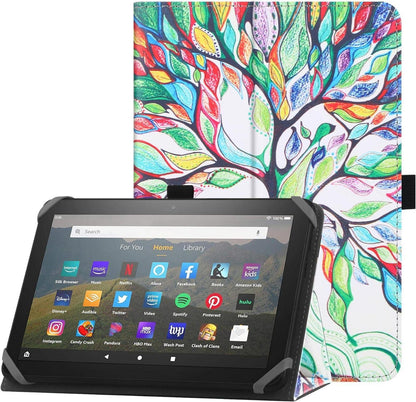 Universal Tablet Hülle 7-8 Zoll Schutzhülle Folio Ständer Handschlaufe