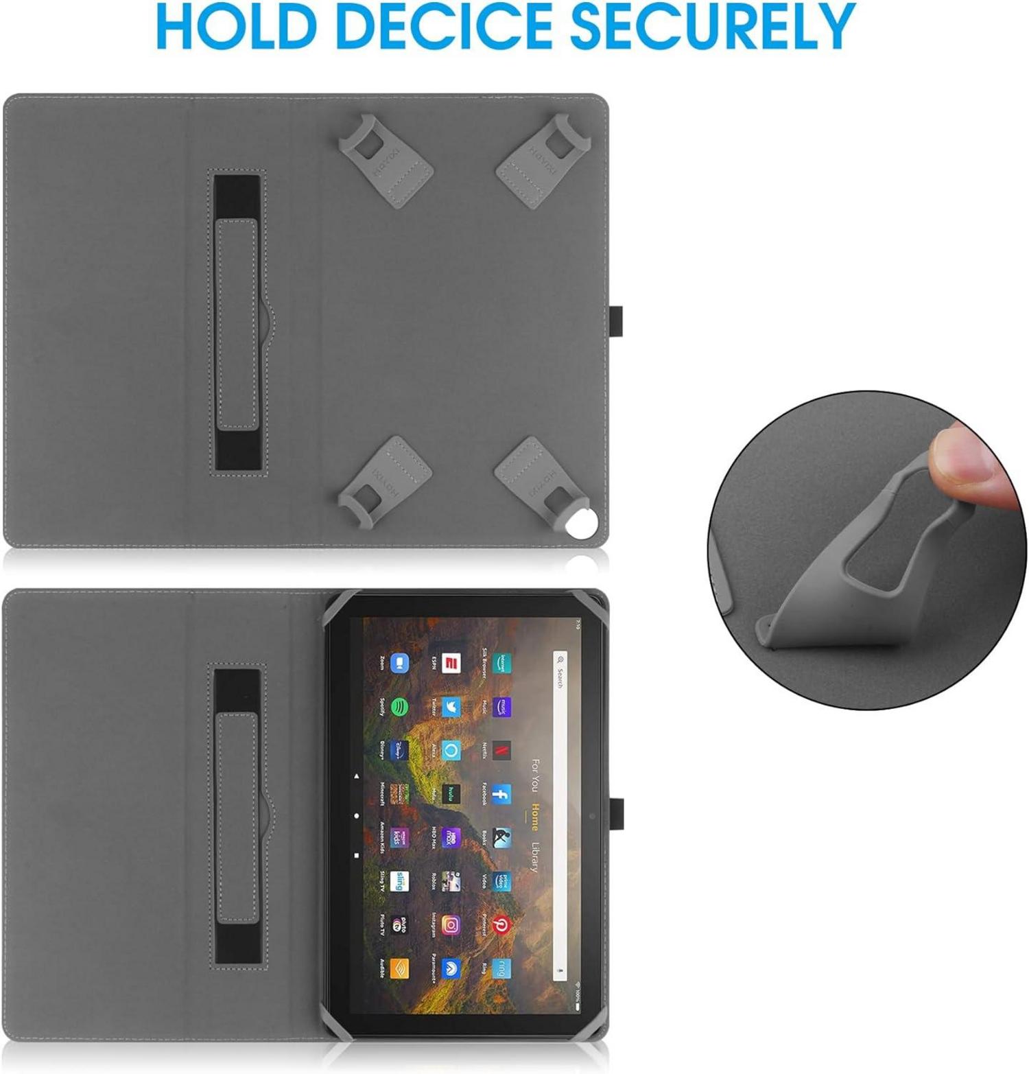 Tablet Schutzhülle mit Ständer und Handschlaufe - Blume