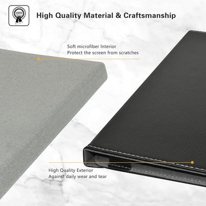 Tablet Hülle für DOOGEE T40 360° Drehbar Standfunktion Schwarz