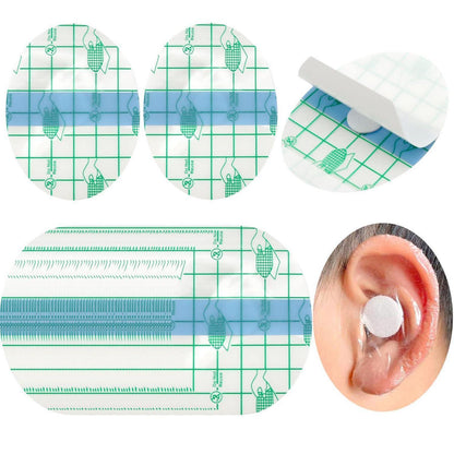60x Wasserdichte Ohr Patches - Schutz beim Schwimmen & Duschen