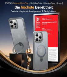 TORRAS Ostand iPhone 15 Pro Max Hülle MagSafe Stoßfest