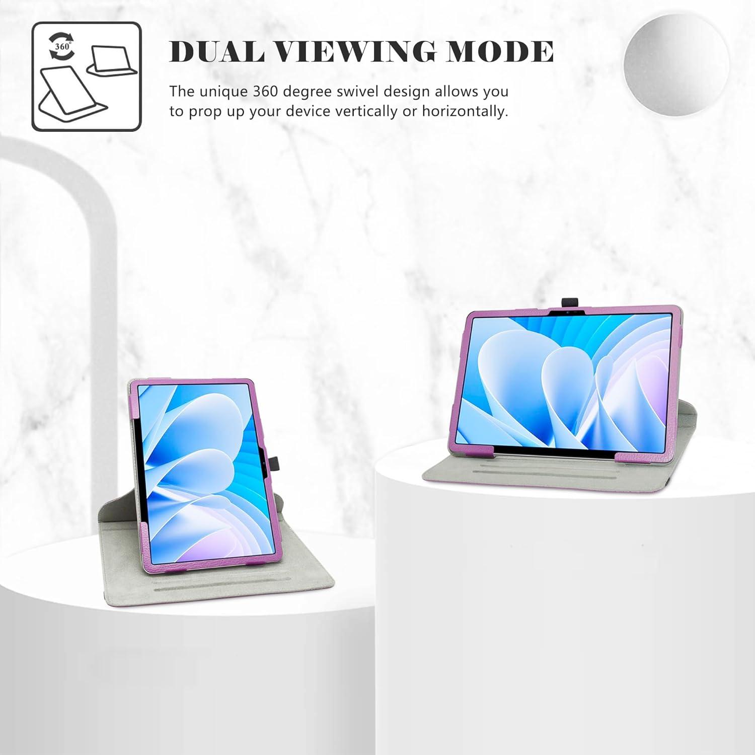 DOOGEE T40 hülle, 360° Drehbares Standfunktion für Tablet 11