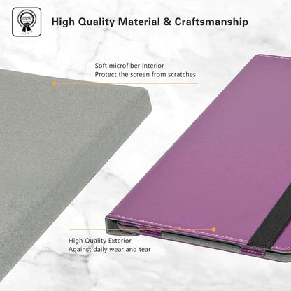 LiuShan Tablet Hülle für DOOGEE T30 T40 360° Drehbar Violett