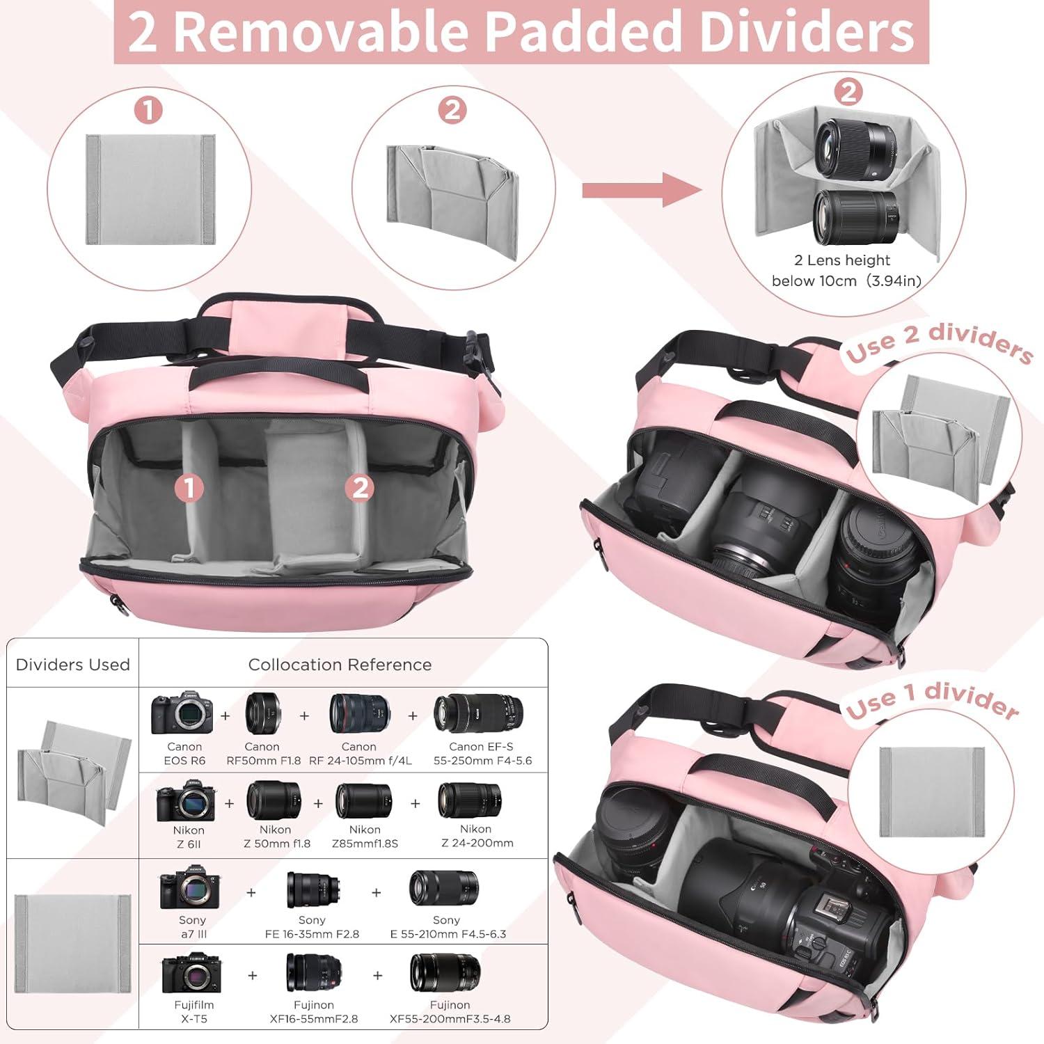 Kameratasche wasserdicht Stativhalterung DSLR SLR spiegellos Crossbody